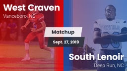 Matchup: West Craven vs. South Lenoir  2019