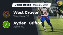 Recap: West Craven  vs. Ayden-Grifton  2021