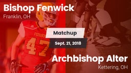 Matchup: Bishop Fenwick vs. Archbishop Alter  2018