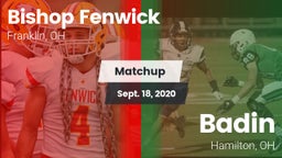 Matchup: Bishop Fenwick vs. Badin  2020