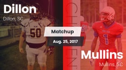 Matchup: Dillon vs. Mullins  2017