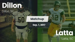 Matchup: Dillon vs. Latta  2017