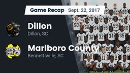 Recap: Dillon  vs. Marlboro County  2017