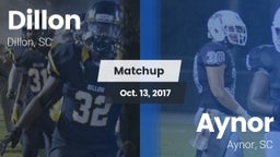 Matchup: Dillon vs. Aynor  2017