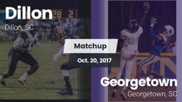 Matchup: Dillon vs. Georgetown  2017