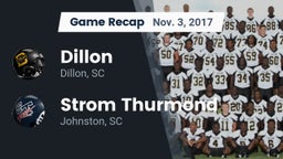 Recap: Dillon  vs. Strom Thurmond  2017