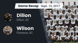 Recap: Dillon  vs. Wilson  2017