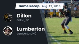 Recap: Dillon  vs. Lumberton  2018