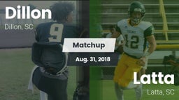 Matchup: Dillon vs. Latta  2018