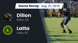 Recap: Dillon  vs. Latta  2018