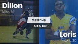 Matchup: Dillon vs. Loris  2018