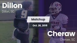 Matchup: Dillon vs. Cheraw  2018