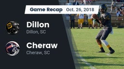 Recap: Dillon  vs. Cheraw  2018