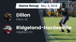 Recap: Dillon  vs. Ridgeland-Hardeeville 2018
