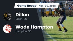 Recap: Dillon  vs. Wade Hampton  2018