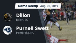 Recap: Dillon  vs. Purnell Swett  2019