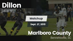 Matchup: Dillon vs. Marlboro County  2019