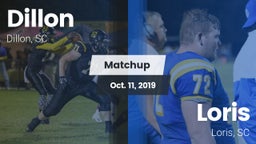 Matchup: Dillon vs. Loris  2019