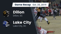 Recap: Dillon  vs. Lake City  2019