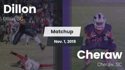 Matchup: Dillon vs. Cheraw  2019