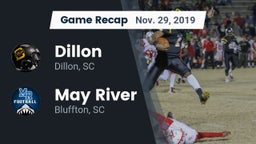 Recap: Dillon  vs. May River  2019