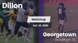 Matchup: Dillon vs. Georgetown  2020