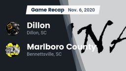 Recap: Dillon  vs. Marlboro County  2020