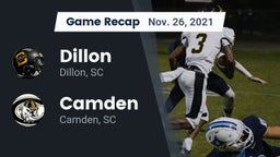 Recap: Dillon  vs. Camden  2021