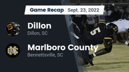 Recap: Dillon  vs. Marlboro County  2022