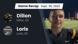 Recap: Dillon  vs. Loris  2022