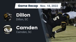 Recap: Dillon  vs. Camden  2022