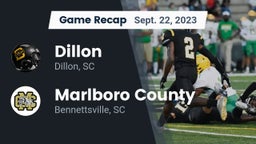 Recap: Dillon  vs. Marlboro County  2023