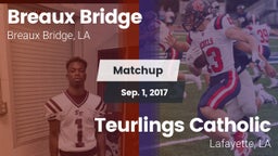 Matchup: Breaux Bridge vs. Teurlings Catholic  2016