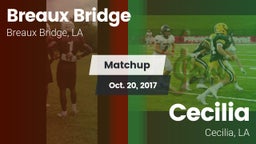 Matchup: Breaux Bridge vs. Cecilia  2017