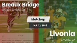 Matchup: Breaux Bridge vs. Livonia  2018