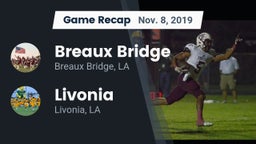 Recap: Breaux Bridge  vs. Livonia  2019