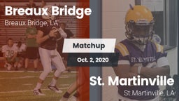Matchup: Breaux Bridge vs. St. Martinville  2020
