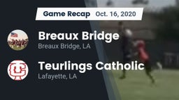Recap: Breaux Bridge  vs. Teurlings Catholic  2020