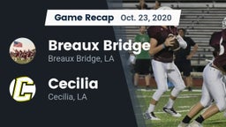Recap: Breaux Bridge  vs. Cecilia  2020