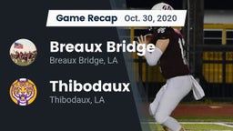 Recap: Breaux Bridge  vs. Thibodaux  2020
