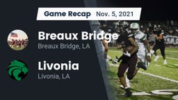 Recap: Breaux Bridge  vs. Livonia  2021