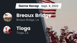 Recap: Breaux Bridge  vs. Tioga  2022