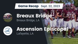 Recap: Breaux Bridge  vs. Ascension Episcopal  2023