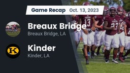 Recap: Breaux Bridge  vs. Kinder  2023
