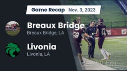 Recap: Breaux Bridge  vs. Livonia  2023