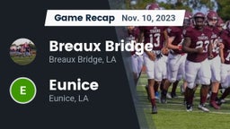 Recap: Breaux Bridge  vs. Eunice  2023