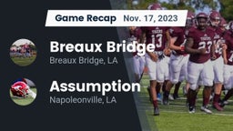 Recap: Breaux Bridge  vs. Assumption  2023