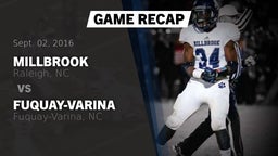 Recap: Millbrook  vs. Fuquay-Varina  2016