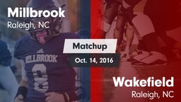 Matchup: Millbrook vs. Wakefield  2016