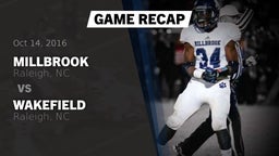 Recap: Millbrook  vs. Wakefield  2016